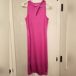 Gaze One Shoulder Pink Dress